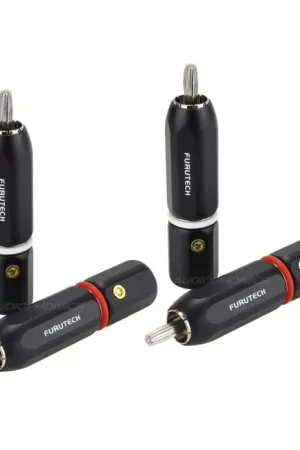 FURUTECH FP-120 (R) Connecteurs RCA plaqué Rhodium Ø9.2mm (Set x4) | Bon prix