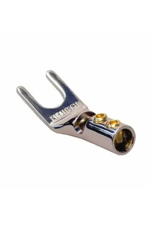 FURUTECH FP-201 (R) Fourches Pur Cuivre plaqué Rhodium Ø6mm (Set x 4) | Haute qualité