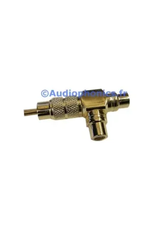 Adaptateur RCA Y 2 Femelles vers 1 Mâle - Prix en baisse