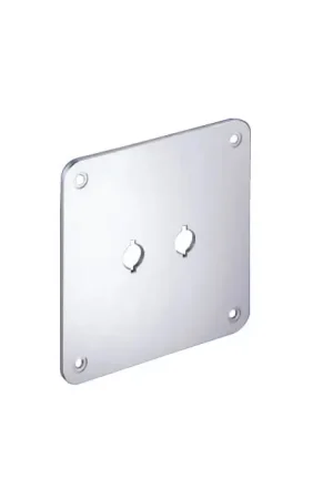 WBT-530.05 Plaque de montage aluminium pour Borniers 110x110mm | Prix bas