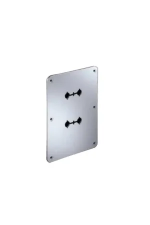 Qualité supérieure - WBT-532.05 Plaque de montage aluminium pour Borniers 127x178mm