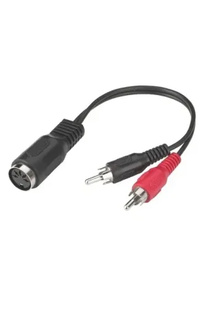 Adaptateur DIN femelle vers RCA mâle 30cm | Achetez en ligne
