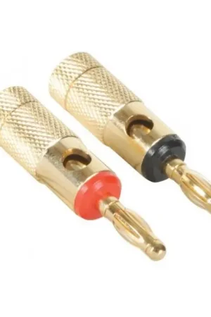Achat sécurisé - DAYTON AUDIO BACT Fiches Banane plaqué Or Ø5mm (La paire)