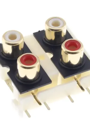 MONACOR T-740G Embase RCA pour circuits imprimés | Meilleure vente