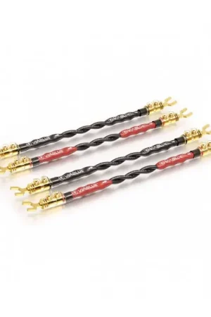 Qualité professionnelle - VIABLUE SC-4 Jumper Shunt Fourches Pour Borniers HP 15cm (Set x4)