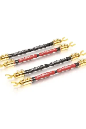 VIABLUE SC-4 Jumper Shunt Fourches pour Borniers HP 10cm (Set x4) - Offre à durée limitée