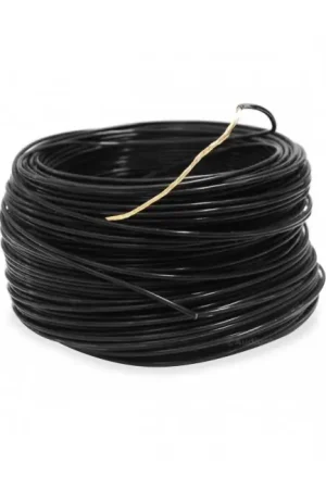Fil de câblage multibrins Cuivre Plaqué Argent Isolé PTFE 1.23mm² Noir | Prix promo