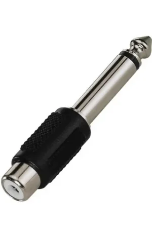 Adaptateur Jack 6.35 mâle mono vers RCA femelle | Nouveau chez nous