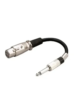 Cordon adaptateur XLR femelle vers jack 6,35 mâle mono - Nouveau en boutique