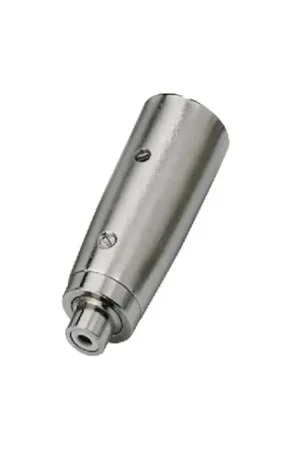 Adaptateur XLR mâle vers RCA femelle corps métallique | Recommandé
