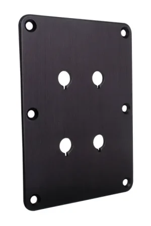 Super offre | DAYTON AUDIO DBPP-BK Plaque aluminium bi-cablage Noir pour borniers