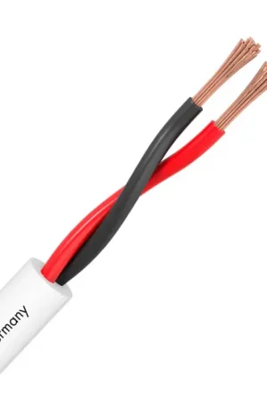 SOMMERCABLE MERIDIAN SP225 Câble Haut-Parleur Cuivre OFC 2x2.5mm² Ø7.8mm Blanc | Dernier arrivage