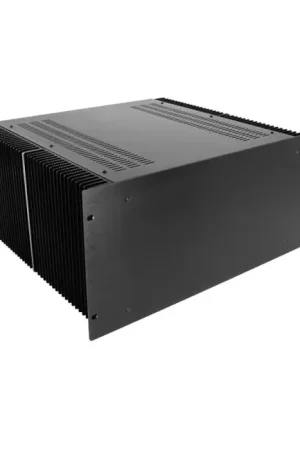Fin de série | HIFI 2000 Boitier dissipateur 5U 400mm - Facade 4mm Noir