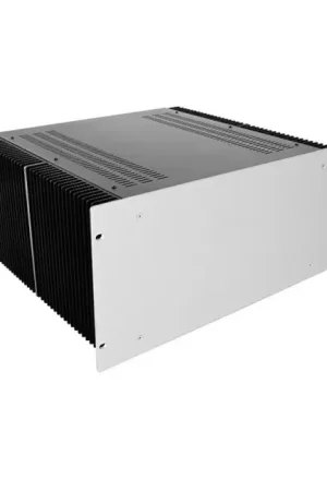 Prix en baisse | HIFI 2000 Boitier dissipateur 5U 400mm - Facade 4mm Silver