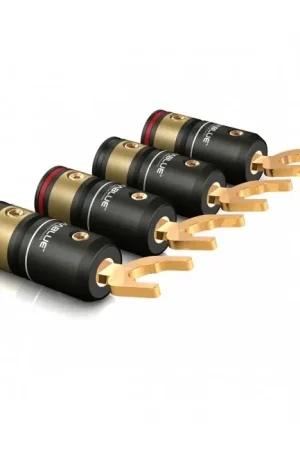 Viablue T6s Fourches plaqué Or 24K Ø9.5mm (Set x4) - Bien noté