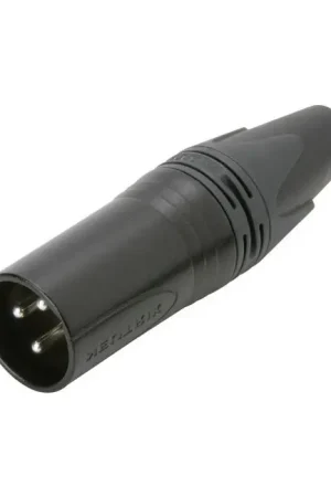 NEUTRIK NC3MXX-BAG Connecteur XLR Mâle 3 Pôles Plaqué Argent Ø8mm (Unité) | Tout juste disponible