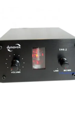 DYNAVOX TPR-2 Préamplificateur à Tube avec entrée Phono (MC/MM) Noir | Disponible maintenant
