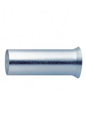 Embouts de câble plaqués Argent 2.5mm² (18mm) x10 - Retour facile