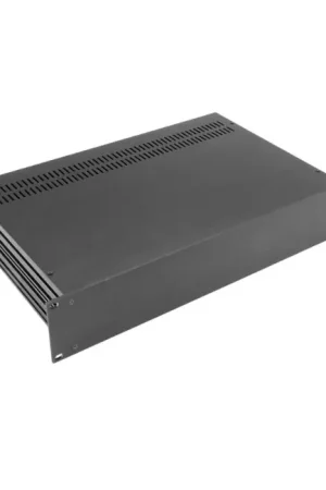HIFI 2000 Boîtier Slimline 2U 230mm Façade 4mm Noir - Incontournable