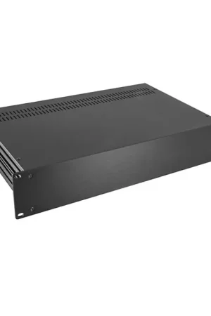 HIFI 2000 Boitier Slimline 2U 280mm - Facade 4mm Noir | Prix réduit