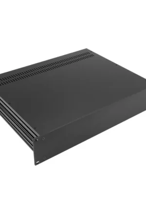HIFI 2000 Boitier Slimline 2U 350mm - Facade 4mm Noir | Remise supplémentaire