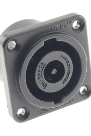 Prix cassé - NEUTRIK NL8MPRXX-BAG Embase châssis Speakon Mâle