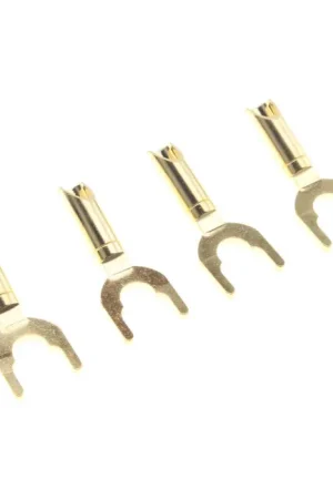 Viablue T6s Embouts Fourche plaqué Or 24K (Set x4) - Liquidation