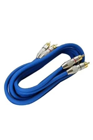 Très bien noté | Câble de Modulation RCA Stéréo Plaqué Or (La paire) 1.5m