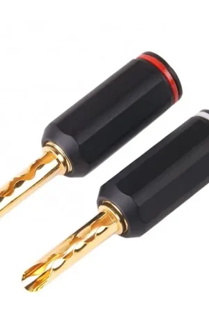 Nouvel arrivage - WM AUDIO BS-211B Fiches Banane BFA Ø5mm (La paire)