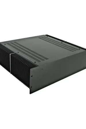 HIFI 2000 Boitier dissipateur 3U 400mm - Facade 4mm Noir | Paiement sécurisé