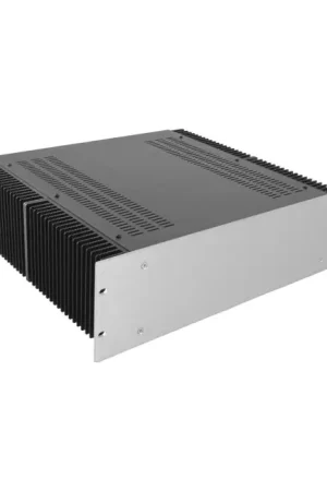HIFI 2000 Boitier dissipateur 3U 400mm - Facade 4mm Silver | Direct usine