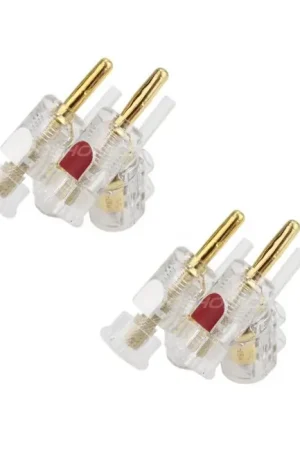Offre spéciale | WBT-0610Cu Fiches Banane Verrouillables coudées Cuivre Pur 10mm² (Set x4)