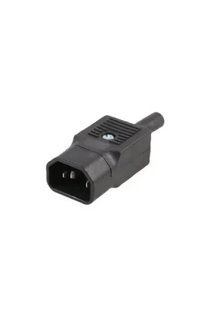Disponible - Connecteur IEC C14 Mâle pour Rallonge d'Alimentation Ø10mm
