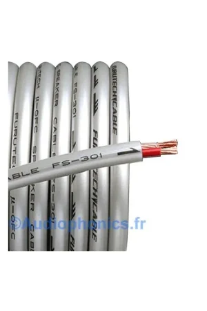 Offre bientôt terminée | FURUTECH FS-301 Câble Haut-Parleur Cuivre OFC Traitement Alpha 2x2.0mm² Ø7.5mm
