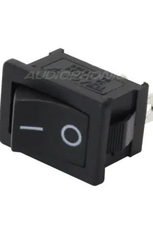 Paiement sécurisé | Interrupteur à Bascule 2 Positions ON-OFF 250V 3A Noir