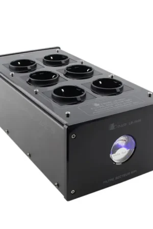 BADA LB-5600 Filtre Secteur 6 Ports Schuko Cuivre OCC Noir - Prix usine