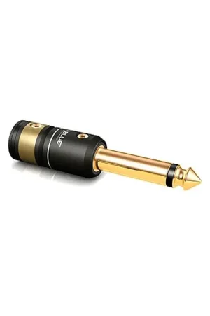 VIABLUE T6s Connecteur Jack 6.35mm Mono Bronze Plaqué Or 24k Ø9.5mm (Unité) - Tout juste disponible