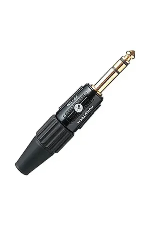 FURUTECH FP-704 (G) Connecteur Jack 6.35mm stéréo Plaqué Or Ø8mm (Unité) - Nouveau