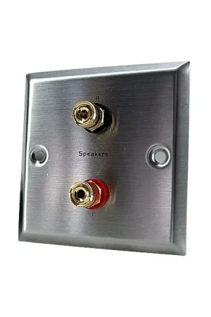 DYNAVOX Plaque Murale 2 Borniers HP Plaqués Or 24k | Bon plan