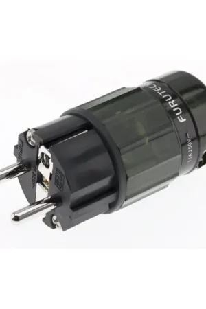 FURUTECH FI-E38 (R) Connecteur Secteur Schuko Type E/F Plaqué Rhodium Ø17.5mm | Stock presque épuisé