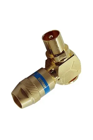 YARBO GY-TV90C Connecteur Antenne Coaxial Coudé 90° Plaqué Or 24k Ø8.5m | Offre
