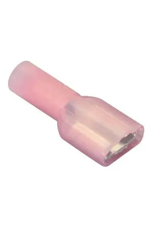 Cosse Plate Femelle Isolée 6.3mm 0.5-1.3mm² Rouge (x10) | Économisez maintenant