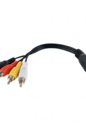 Adaptateur DIN femelle vers RCA mâle 4 prises - Très bien noté