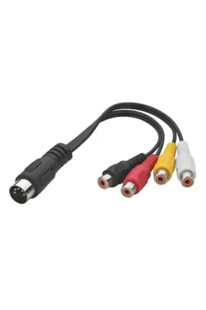 Adaptateur DIN Male vers RCA femelle 4 prises | Nouveau produit