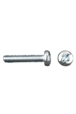Vis TCBZ Tête Bombée Cruciforme Acier M3x16mm (x100) - Meilleur prix