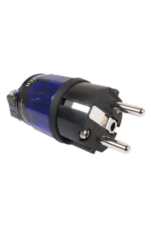 Best-seller | FURUTECH FI-E11-N1 (R) Connecteur Secteur Schuko Type E/F Amagnétique Plaqué Rhodium Ø20mm
