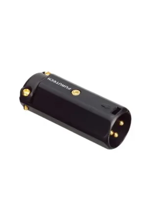 Très demandé | FURUTECH FP-601M (R) Connecteur XLR Mâle 3 Pôles Plaqué Rhodium Ø12mm (Unité)