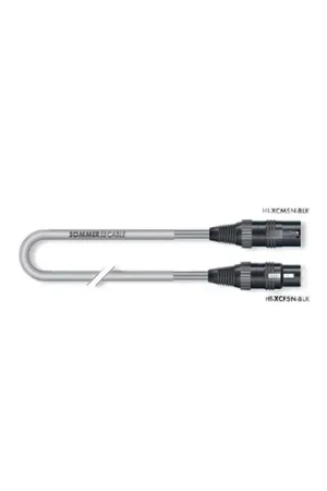SOMMERCABLE BINARY 434 DMX512 Câble Numérique AES/EBU Mâle / Femelle 5 Pôles 110 Ohm 2.5m | Prix mini