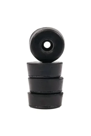 Pieds Caoutchouc Amortissant 23x12mm Noir (Set x4) - Achat sécurisé