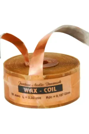JANTZEN AUDIO WAX COIL 000-8263 Bobine à Ruban Ciré 14AWG 0.05mH | Très populaire